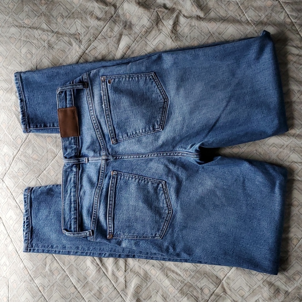 Madewell Jeans The Slim Boyjean Blue Denim - Picture 7 of 8
